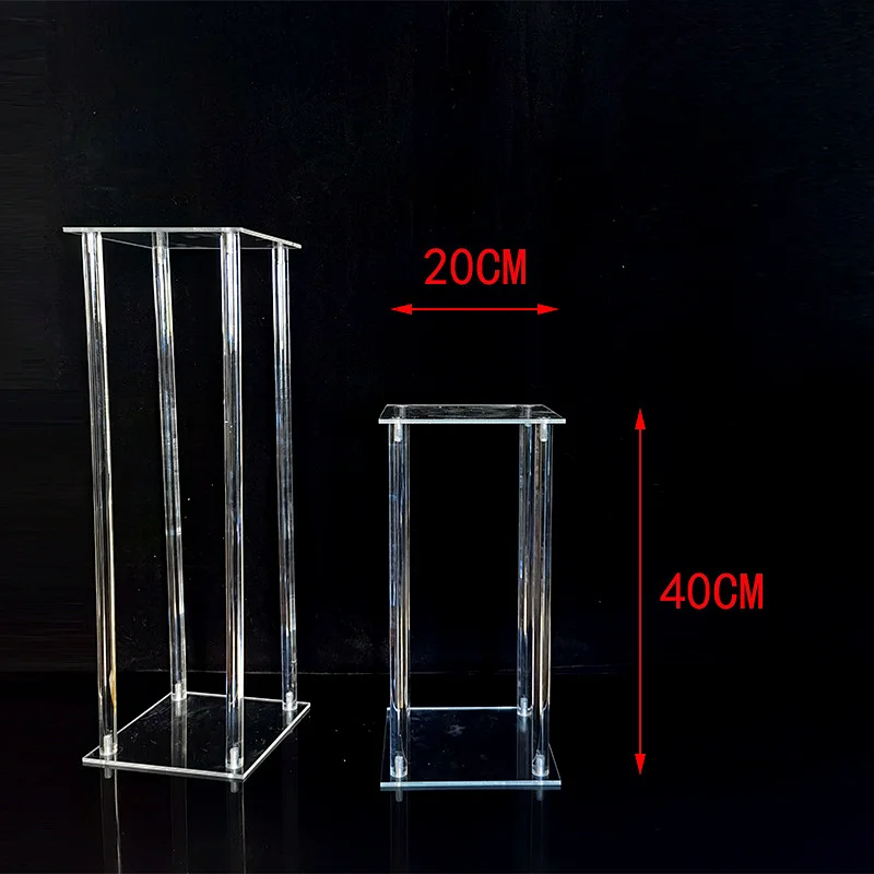 Naxilai square tall wedding centerpieces