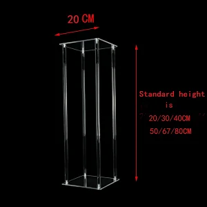 Naxilai square tall wedding centerpieces