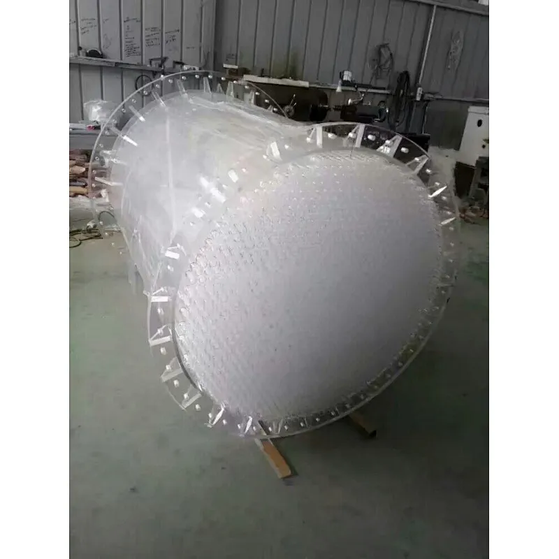 large clear acrylic tube