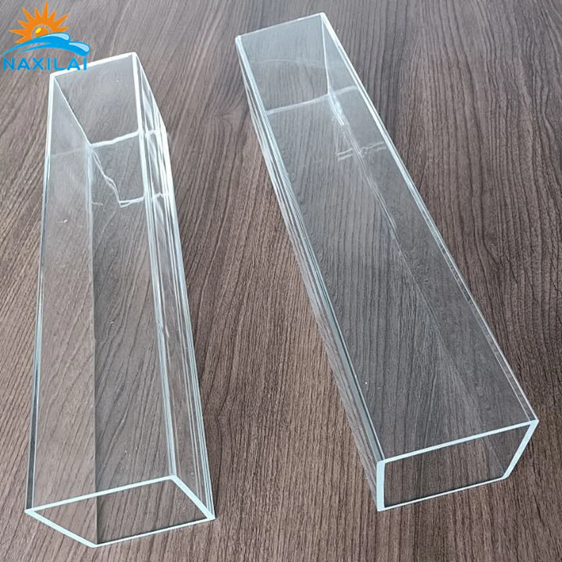 Naxilai Clear Extruded Plexiglass Perspex Acrylic Square Tube