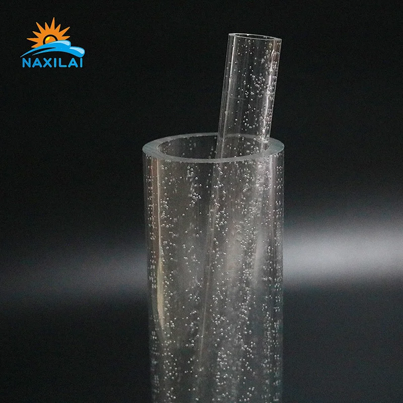 clear bubble pillar