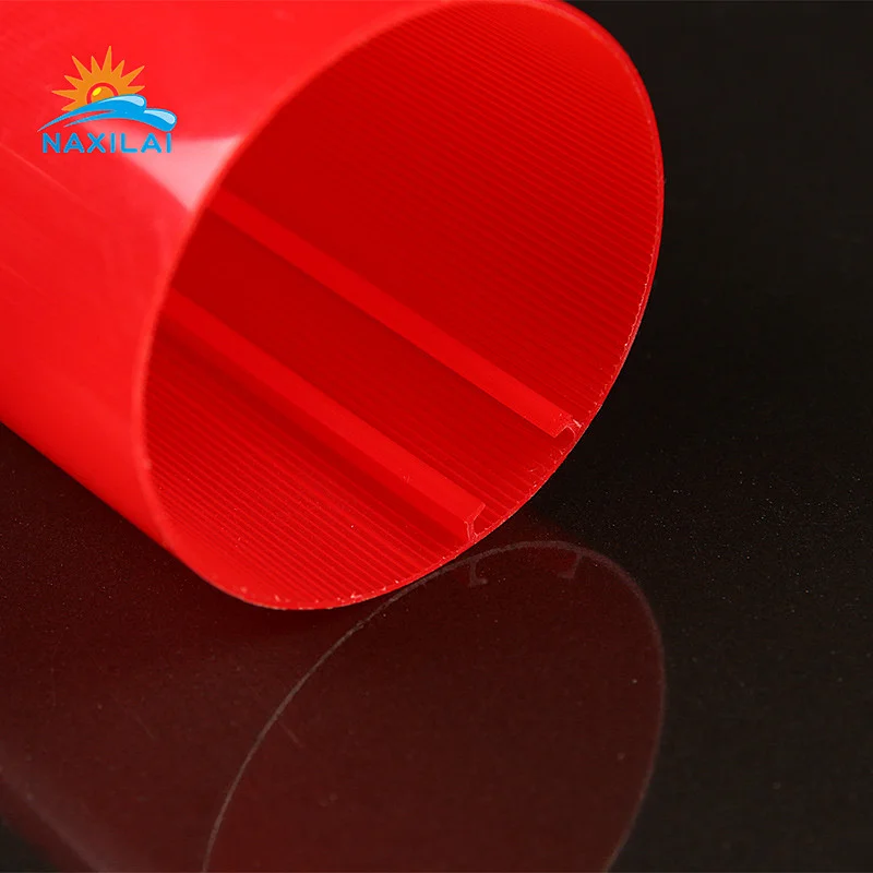 Naxilai Red Transparent Polycarbonate Tube