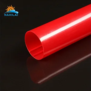 Naxilai Red Transparent Polycarbonate Tube