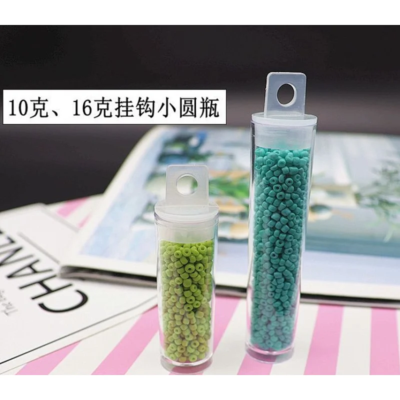 clear pvc packaging tube with end lids for beads