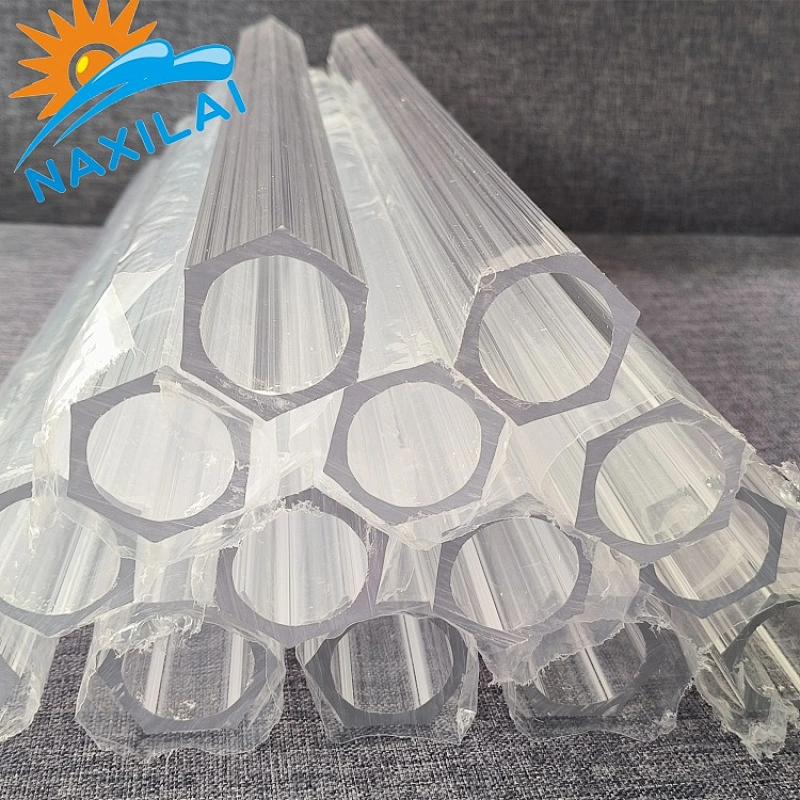 hexagon plastic tube
