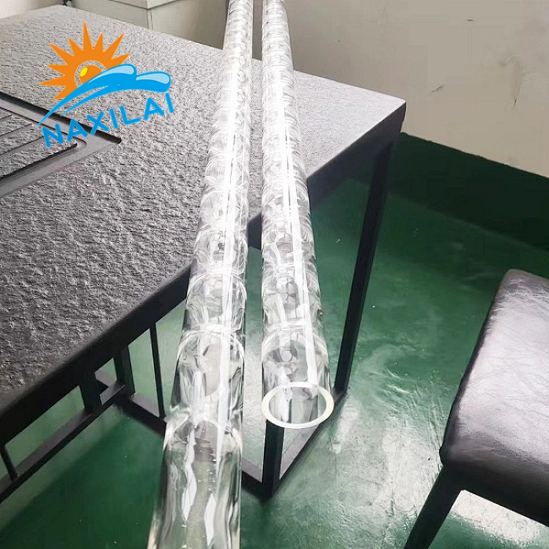 acrylic tube bamboo shaped