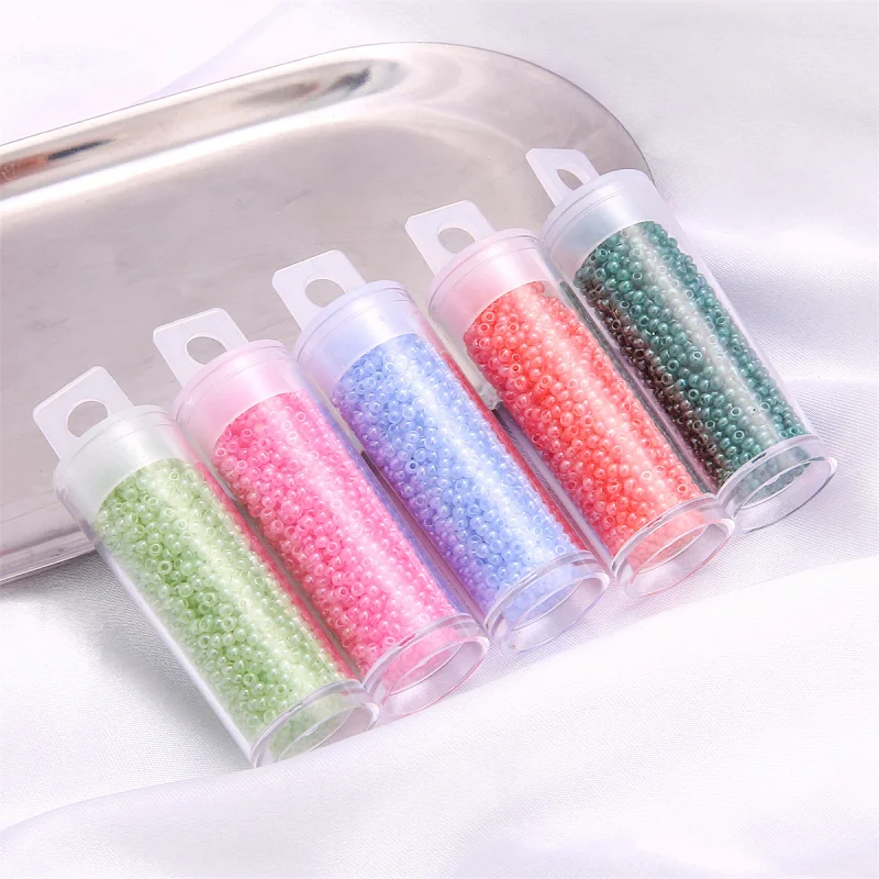 clear pvc packaging tube with end lids for beads
