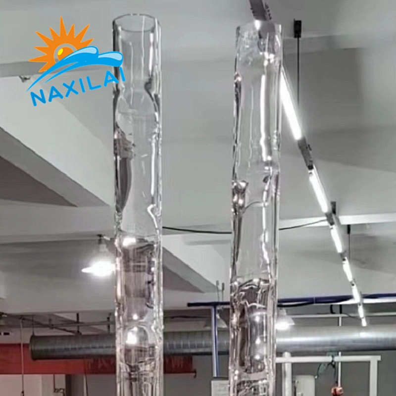 acrylic tube bamboo shaped