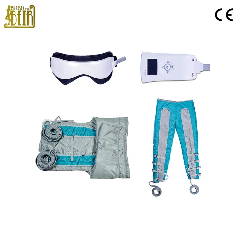 GuangZhou Factory Pressotherapy Lymph Massage With 24 Air Bags Infrared Eye Massage Skin Massage