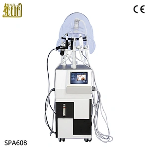 New Arrival model SPA608 10 in 1  Oxygen jet peeling system jet 98% pure O2 Hyperbaric Oxygen Skin care facial machine
