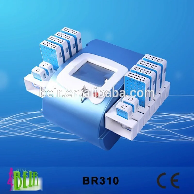 Woundless 336 Diode Lipolaser Body Sliming Machine BR310 Silver For Beauty Salon