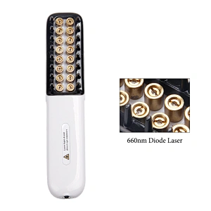 Diode laser comb/ 30nm 650nm wavelength home use laser beauty device laser hair treatment anti hair loss
