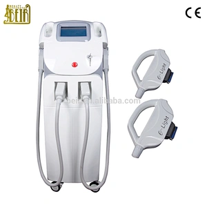 2018 Skin rejuvenation dual handles crystal ipl and elight permanent hair removal beauty machine BR107
