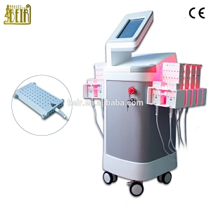 Four wavelength Lipolaser, 528 diodes four wave length Lipolaser slimming machine