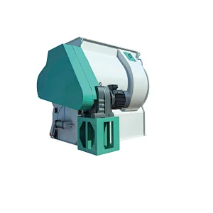 double-shaft high efficiency animal feed mill mixer mixing machine animal feed the price of livestock feed mixing machine