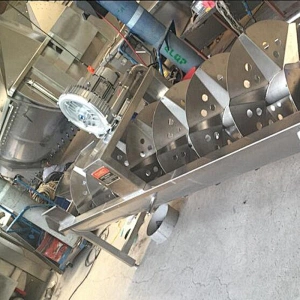 Spiral chiller for Batch Chicken Feet Viscera processing in Slaugher house Equipment