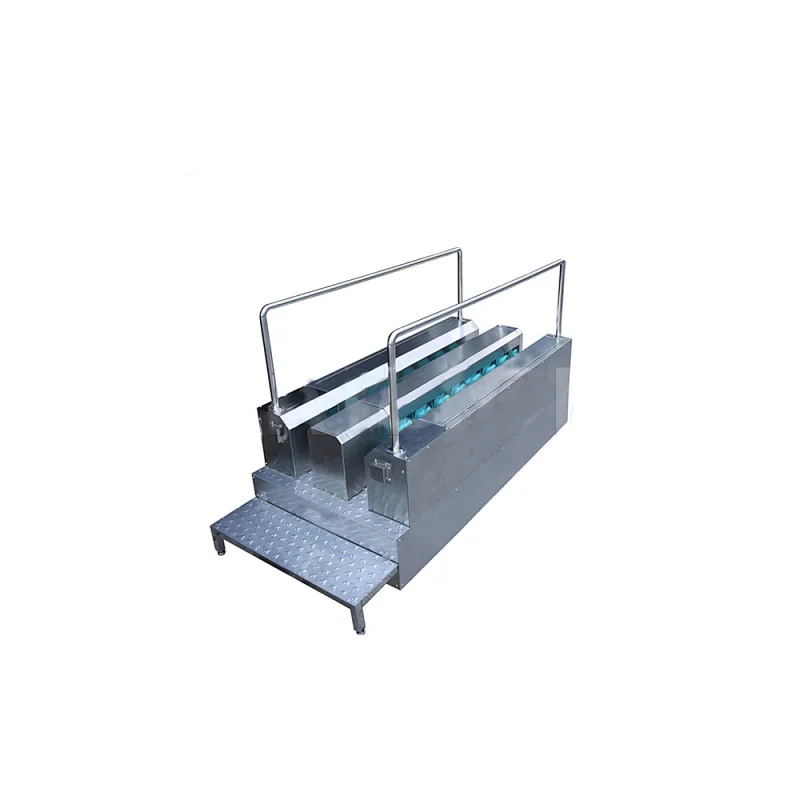 halal poultry chicken slaughter house dirty clean use boot washer equipment