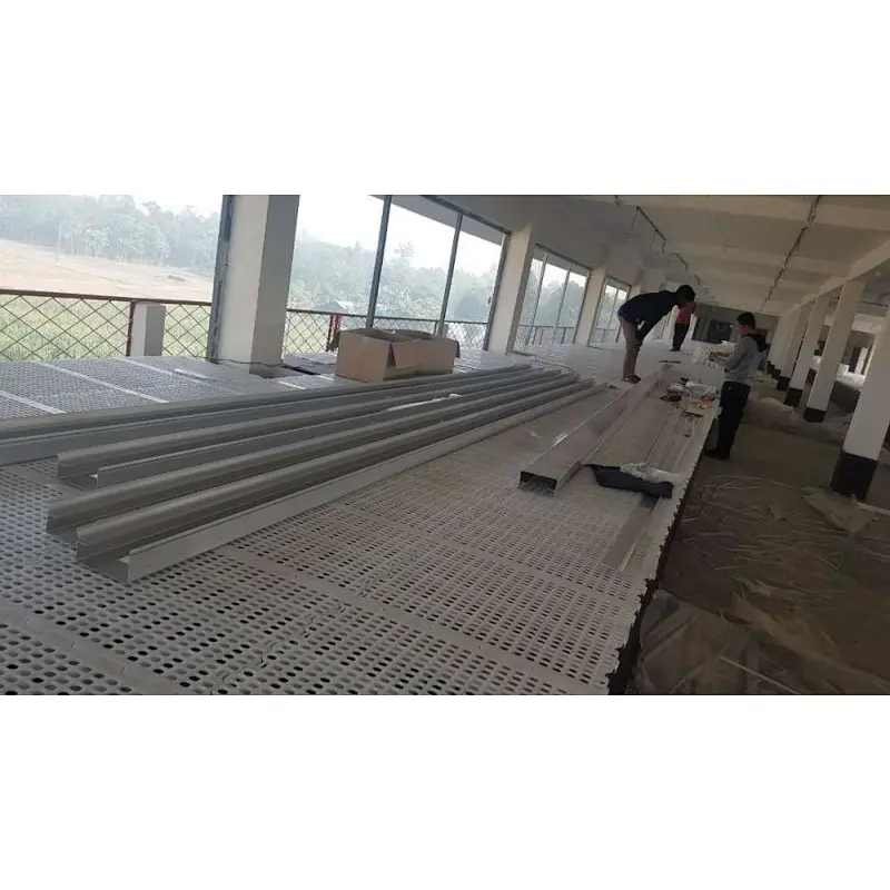 Big Chain Breeder feeding system Poultry feeding house shed equipment