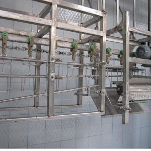 broiler farm halal poultry slaughtering house feet unloader equipment for sale