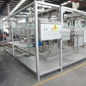 small capacity 300bph 200bph 500bph full automatic compact  poultry slaughtering production line for broiler farm use