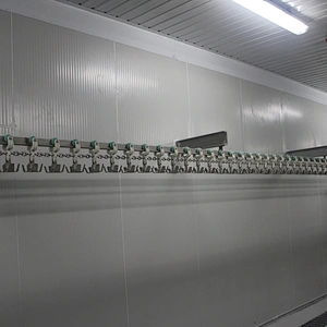 Stainless steel 304 frame Agricultural poultry farm broiler processing air chilling line equipment for slaughterhouse project