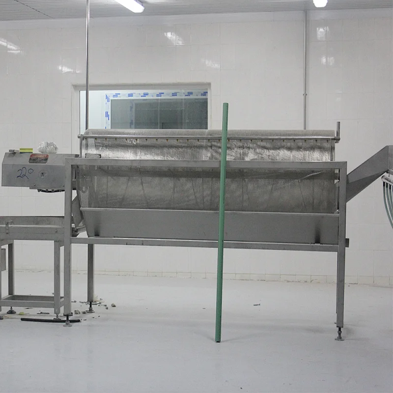 Customized Complete chicen farm turnkey project slaughterhouse processing plant feather and water sperator machinery