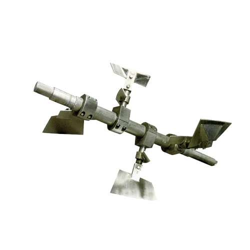 feed processing industry use spare parts single shaft mixer rotor