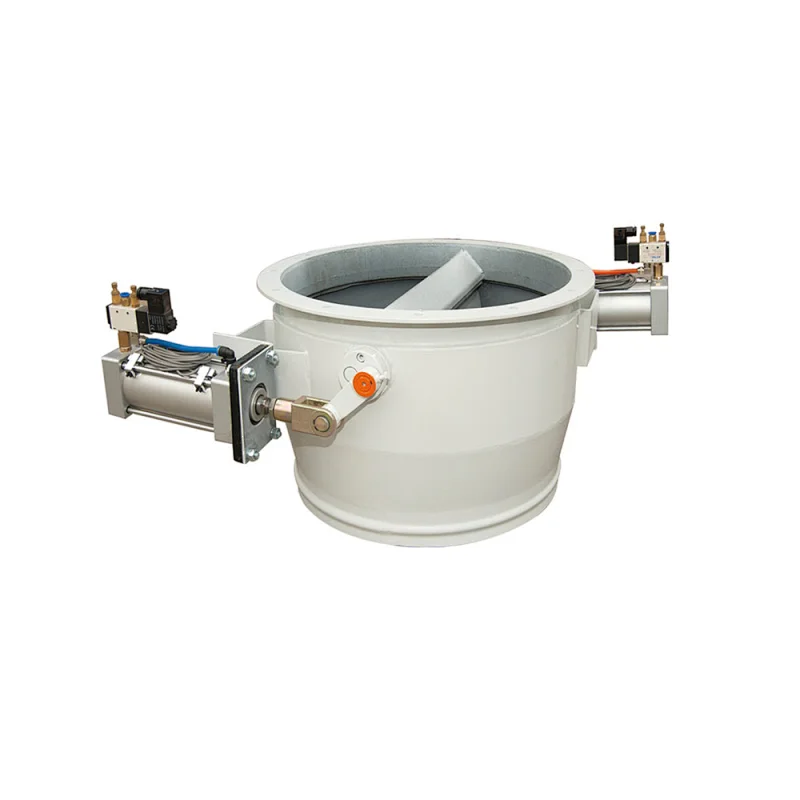 feed processing industry use pneumatic slide gate butterfly valve