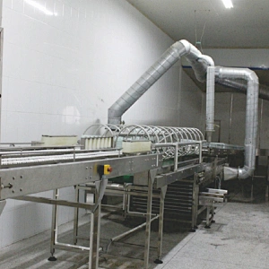 villi and broken eggshell adsorption equipment for poultry broiler breeder one day old chick farming use