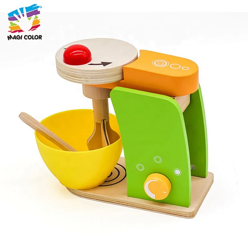 Ready To Ship kids wooden mixer toy for pretend play W10D209
