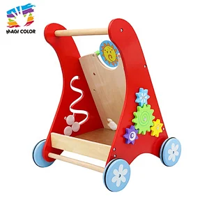 Ready To Ship toddlers wooden walker toy for push along W16E142