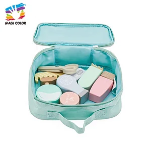 2020 New released pink wooden pretend makeup toy for girls W10D275