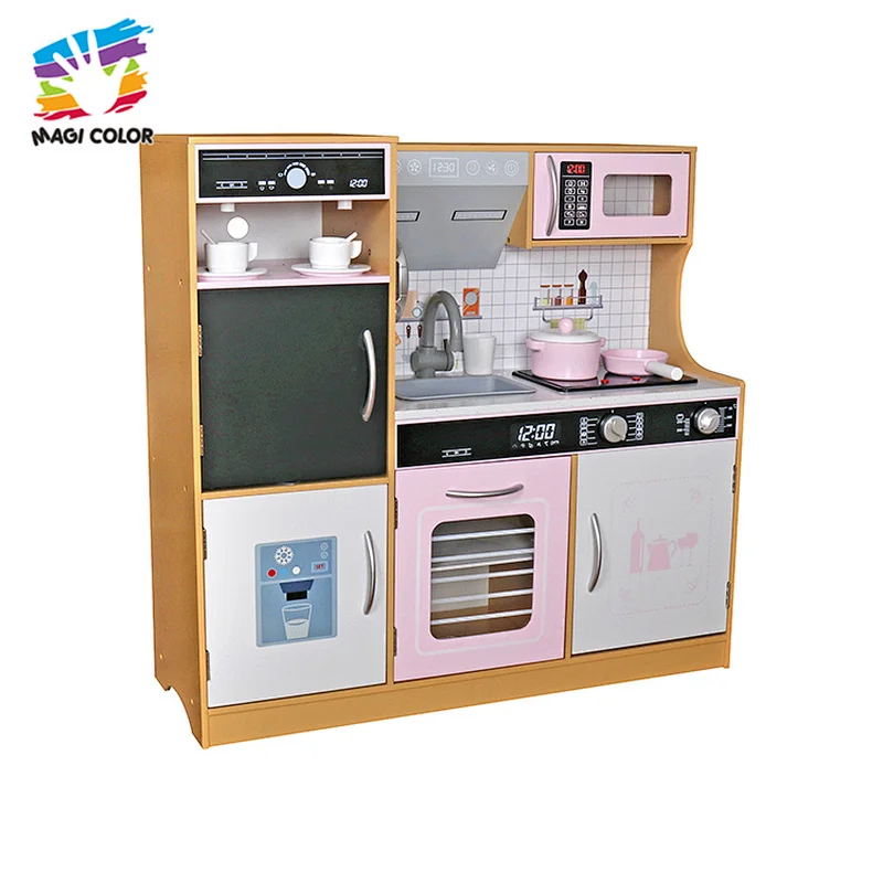 Kids wooden simulation kitchen set toy cooking toy for pretend play W10C718D