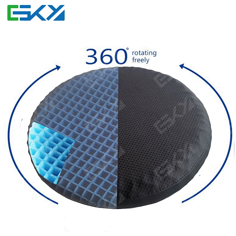 360 degree rotating freely car deluxe , pain relief device , Gel Seat  Cushion - Ningbo Esky International Trading Co.,Ltd