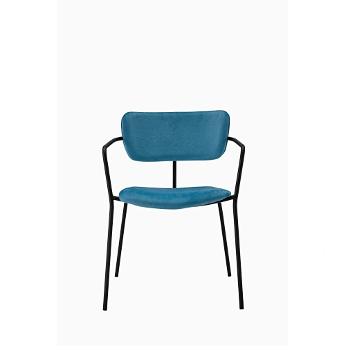 Cheap chair best pu and velvet dining chair with metal legs dining room furniture