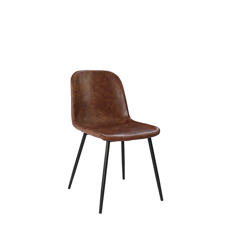 most popular dining chair,PU chair with iron tube，fabric chair