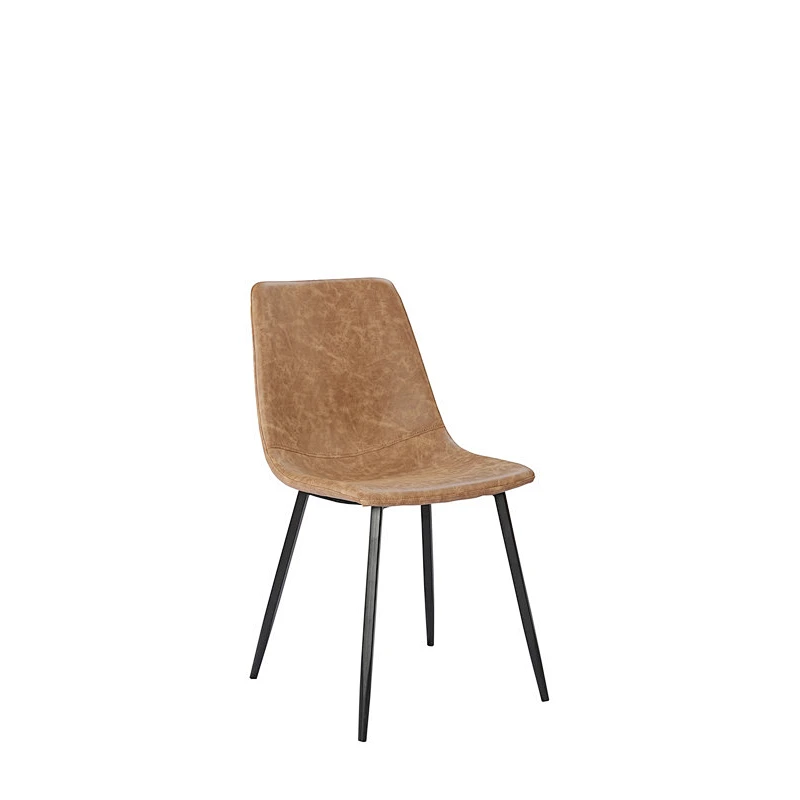 most popular dining chair,PU chair with iron tube