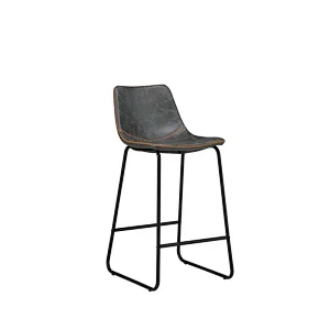 Modern Knocked Down dining room furniture metal leg PU barstools