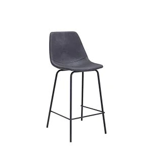 Modern Knocked Down dining room furniture metal leg PU barstools