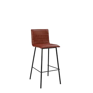 most popular dining chair,PU chair with iron tube,KD BARSTOOL