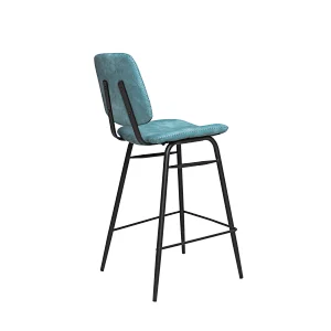 Cheap chair best pu and velvet barstool and counter chair with metal legs furniture