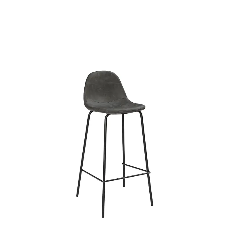 DC9013-2 Modern Knocked Down dining room furniture metal leg PU barstools