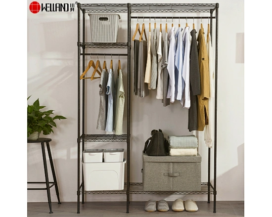 wire closet shelving