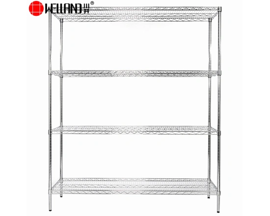 metal wire shelving rack