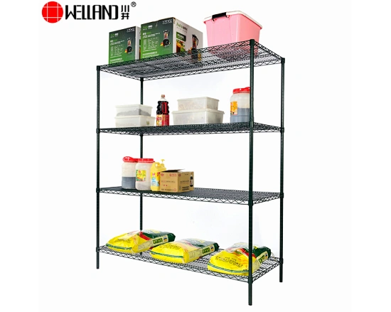 metal wire shelving rack
