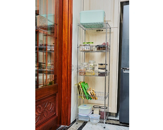 étagère de panier de fil de cuisine