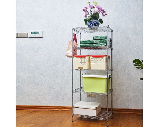 5 tier epoxy wire shelving
