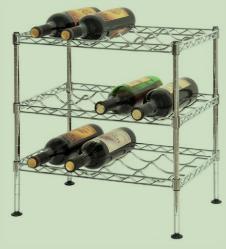 3 tiers wine rack