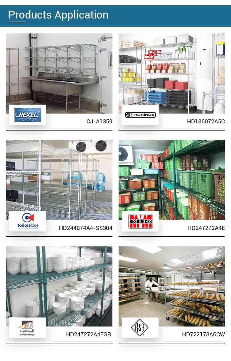 prateleiras de armazenamento para câmara frigorífica