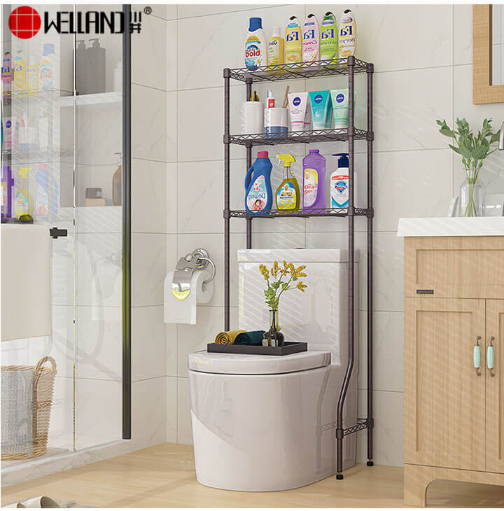 étagère de rangement de salle de bain